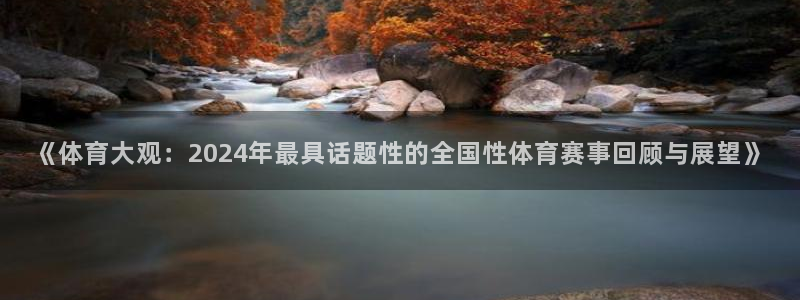 《体育大观：2024年最具话题性的全国性体育赛事回顾与展望》